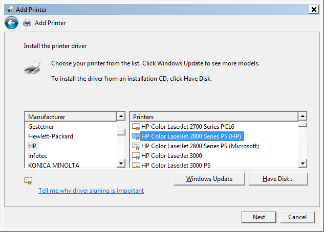 adobe postscript printer driver for windows 7 32 bit